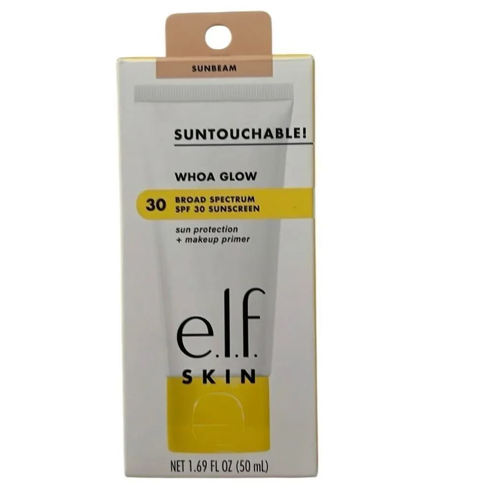 E.L.F NIB Suntouchable! Whoa Glow SPF 30 Sunscreen in the color Sunbeem